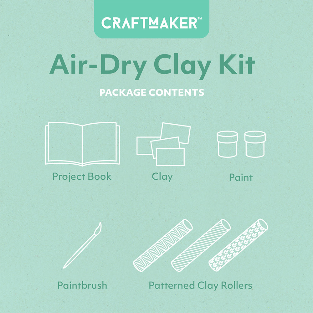 Craft Maker Air-Dry Clay Classic Art/Craft Activity Kit
