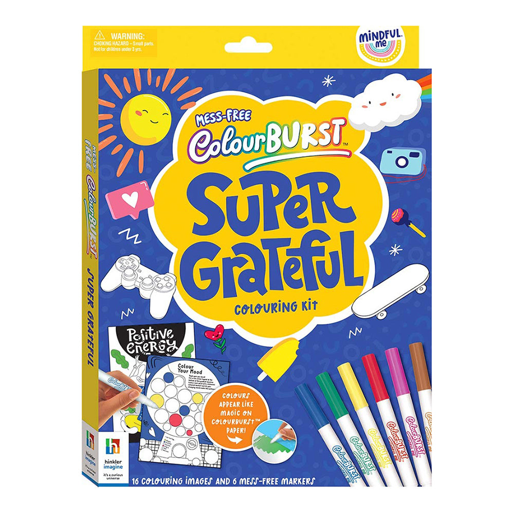 Elevate Mindful Me Colour Burst Super Grateful Colouring Activity Kit 6y+