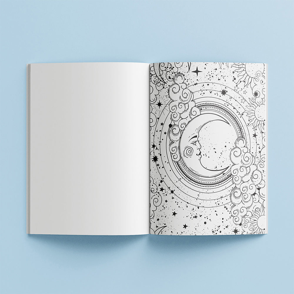 Art Maker Zen Colour Celestial Adults Colouring Activity Book