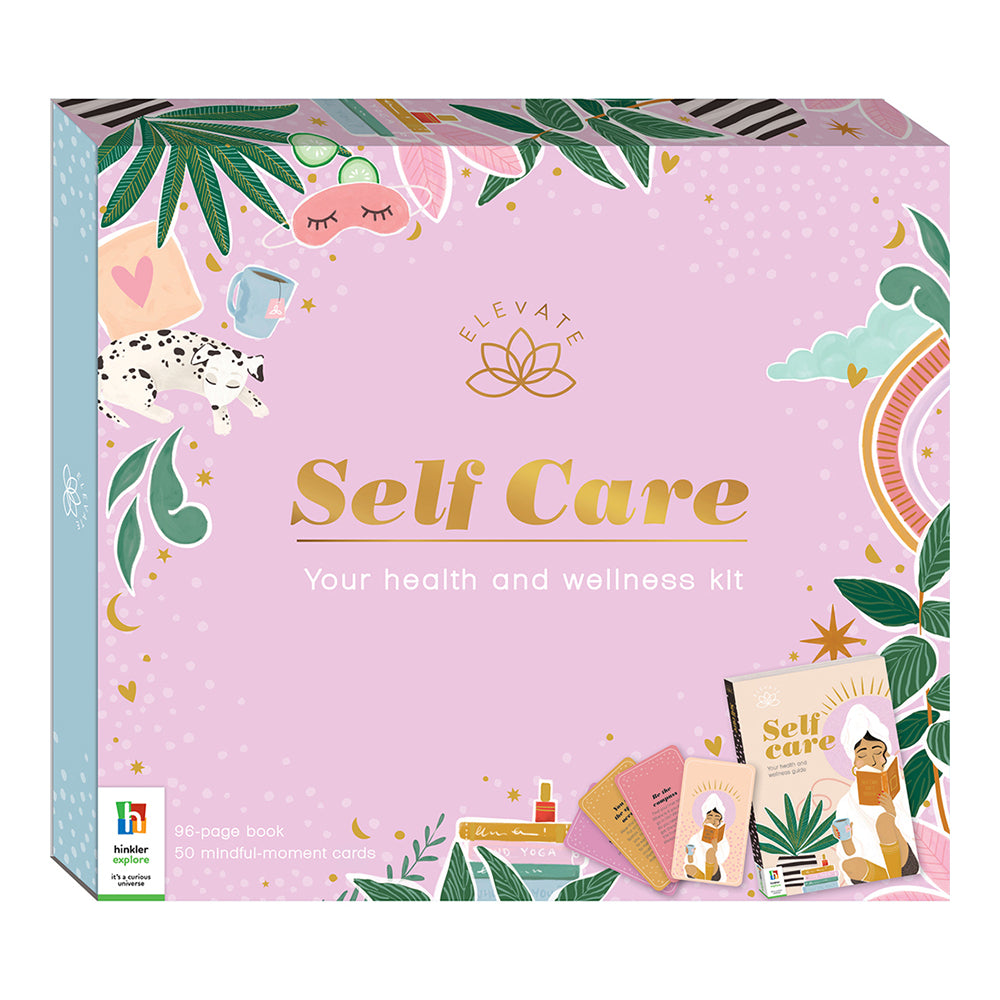 Elevate Self Care Mindful Wellness Book And Cards Kit