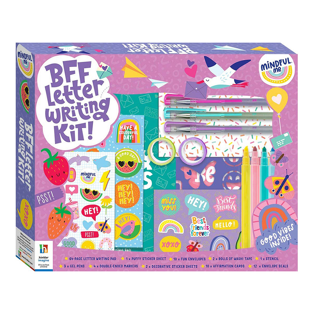 Elevate Mindful Me BFF Letter Writing Art And Craft Activity Kit 6y+