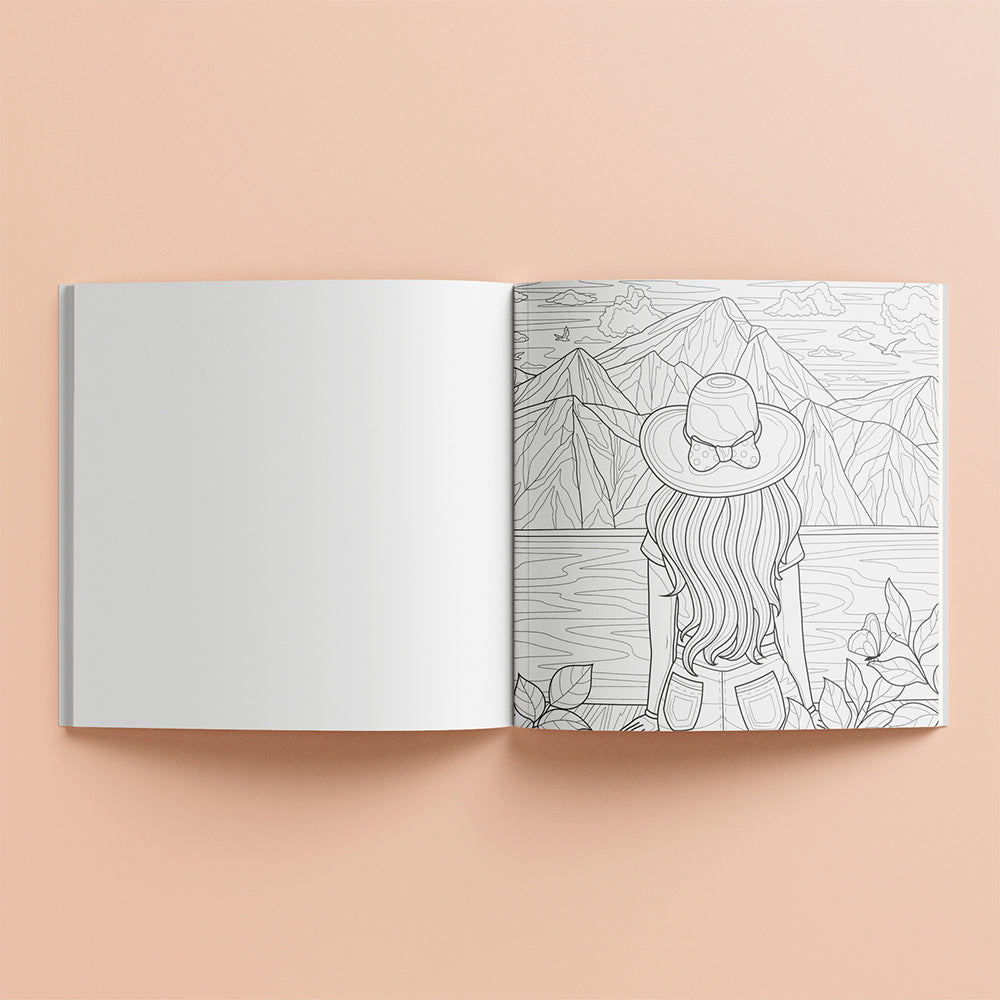 Art Maker Wild Wanders Colouring Book Adult Activity Book