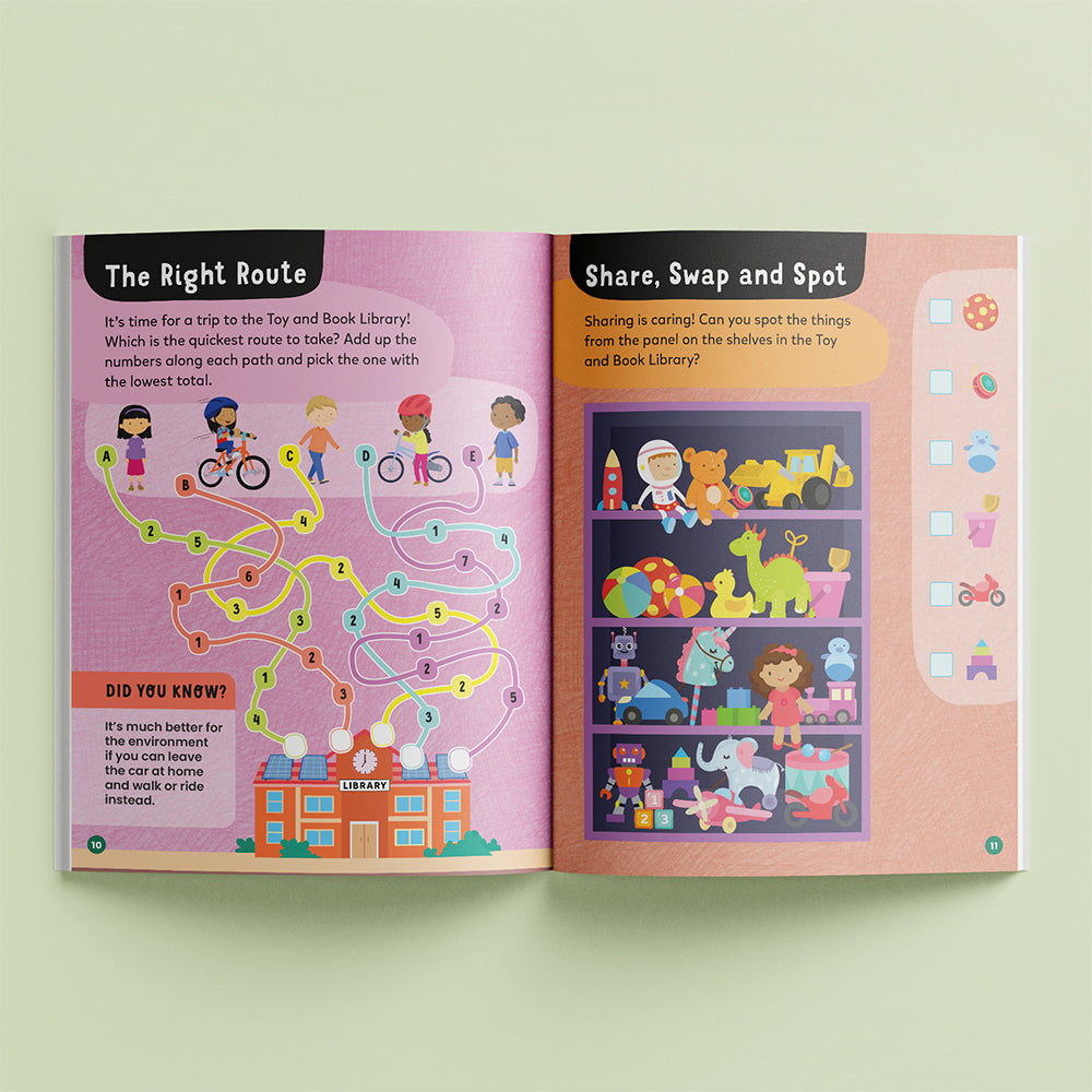 Building Blocks Eco Zoomers My Green Childrens Activity Book 5y+