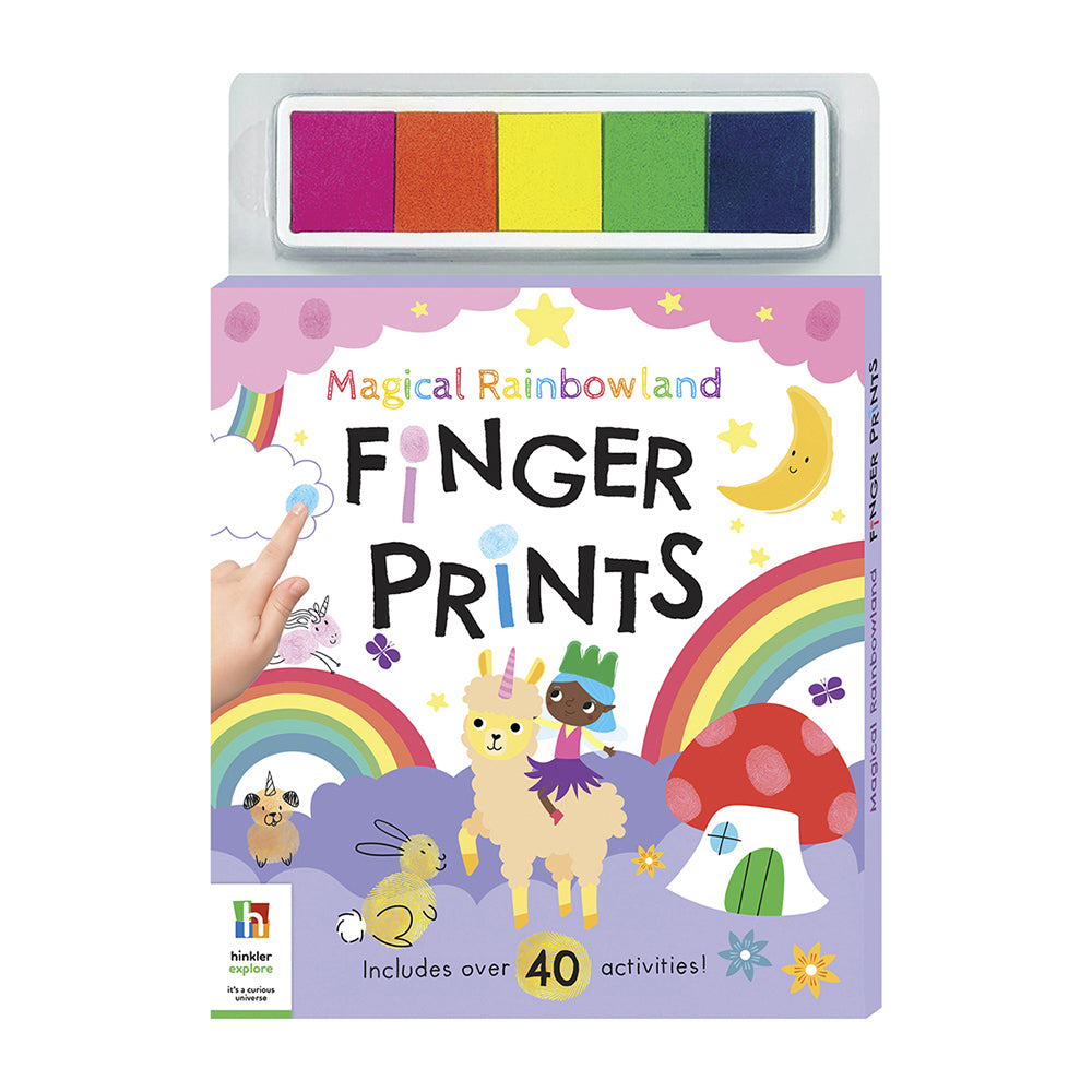 Kaleidoscope Magical Rainbowland Finger Prints Kids Book 3y+
