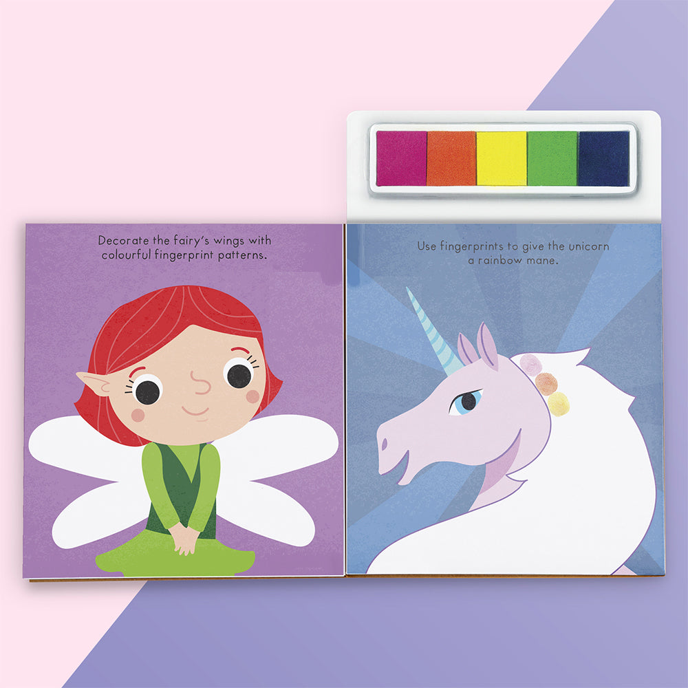 Kaleidoscope Magical Rainbowland Finger Prints Kids Book 3y+