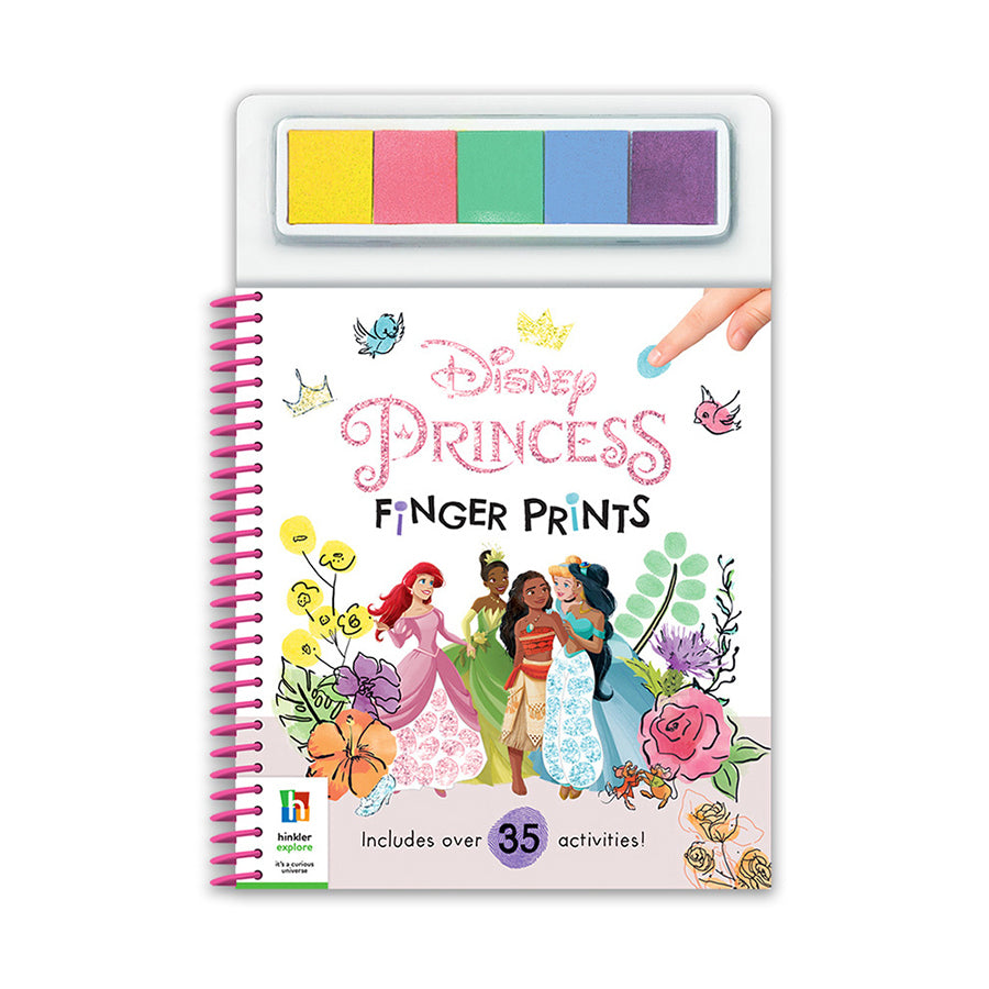 Kaleidoscope Disney Princess Finger Prints Kids Finger Painting Book 3y+