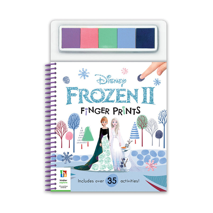 Kaleidoscope Frozen 2 Finger Prints Kids Finger Painting Book 3y+