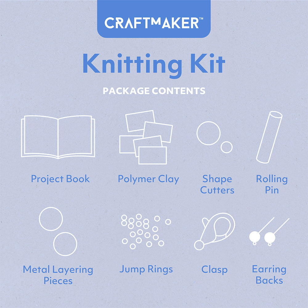 Craft Maker Polymer Clay Kit Classic Art Activity Kit