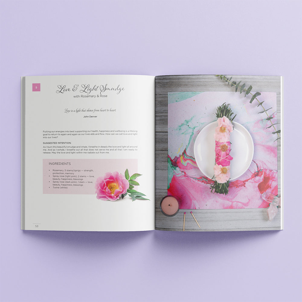 Elevate Creating Smudge Sticks Wellness Project Book