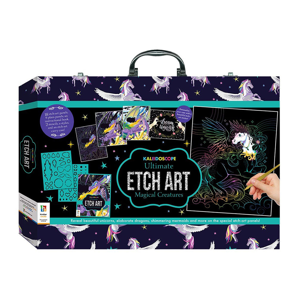 Kaleidoscope Ultimate Etch Art Carry Case Magical Creatures 6y+