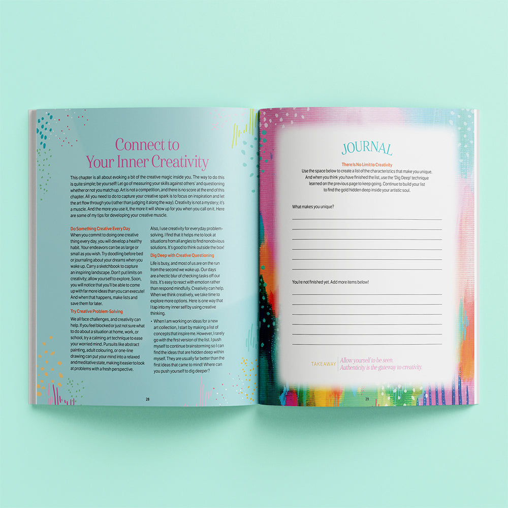 Elevate Shine On Creativity Workbook Art Activity Kit