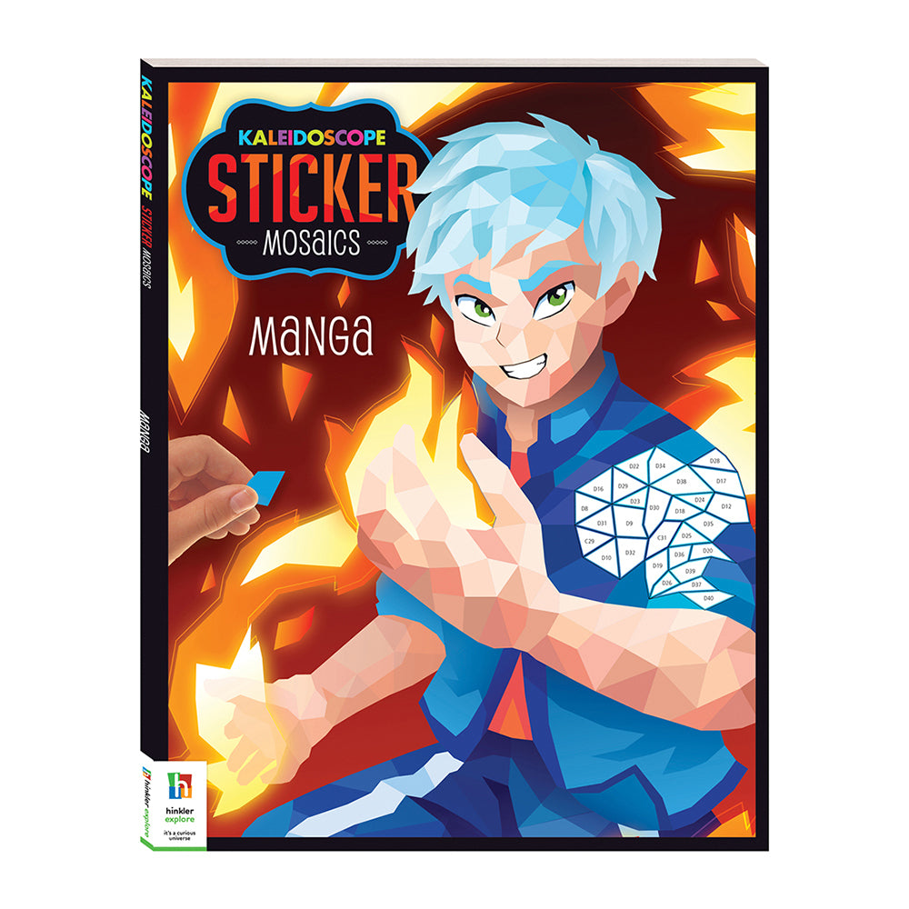 Kaleidoscope Sticker Mosaics Manga Sticker Art Book