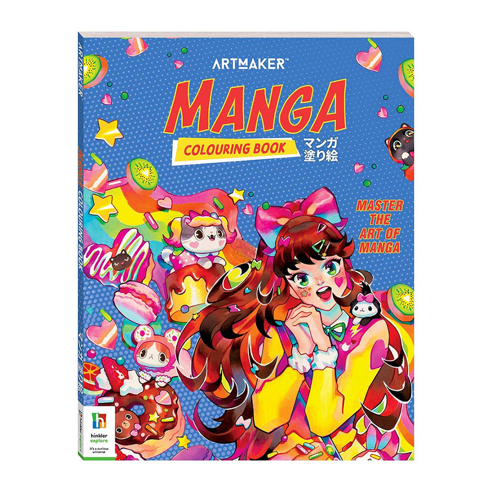 Art Maker Manga Colouring Book Adult Activity Book