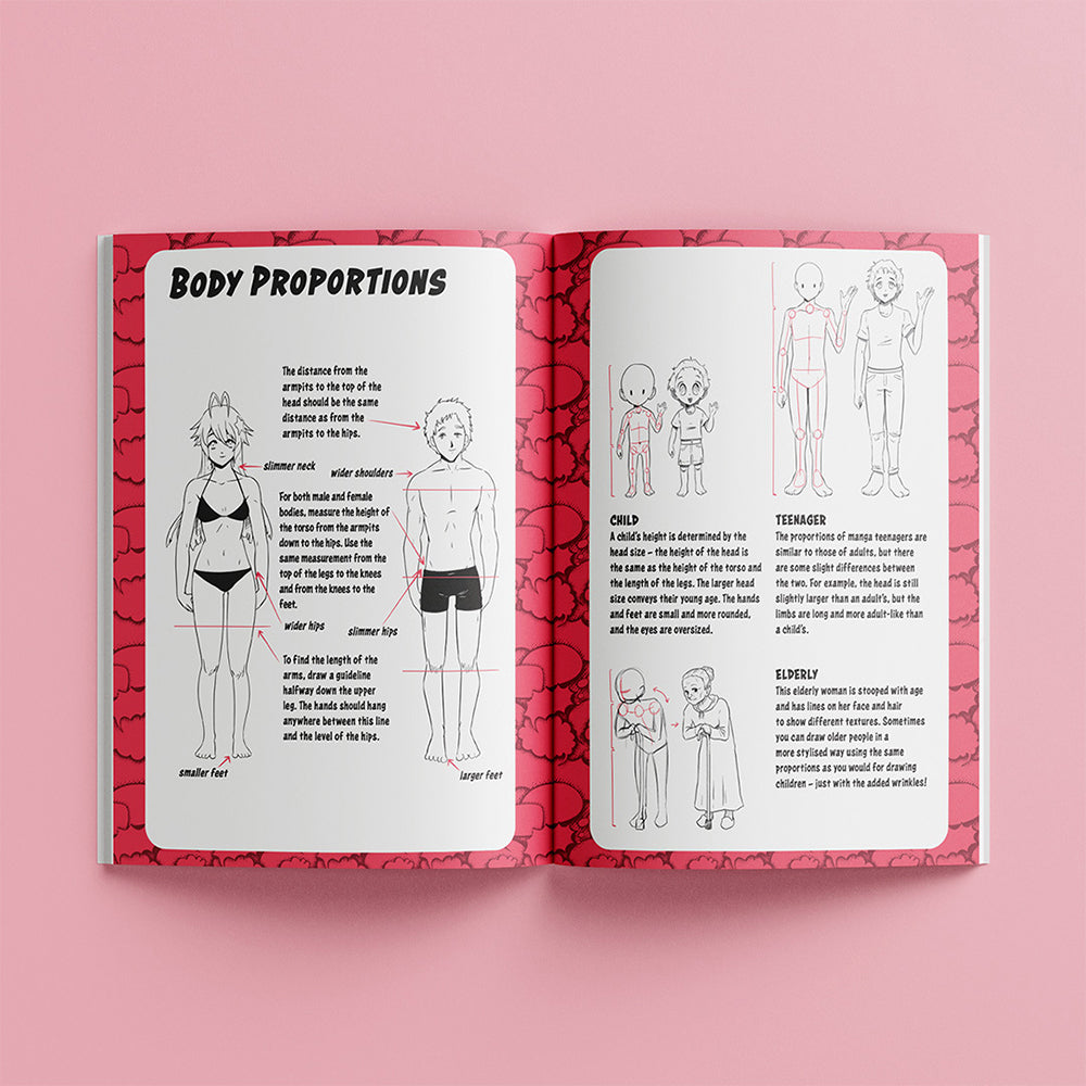 Art Maker Manga Drawing Book Art/Craft Activity Book