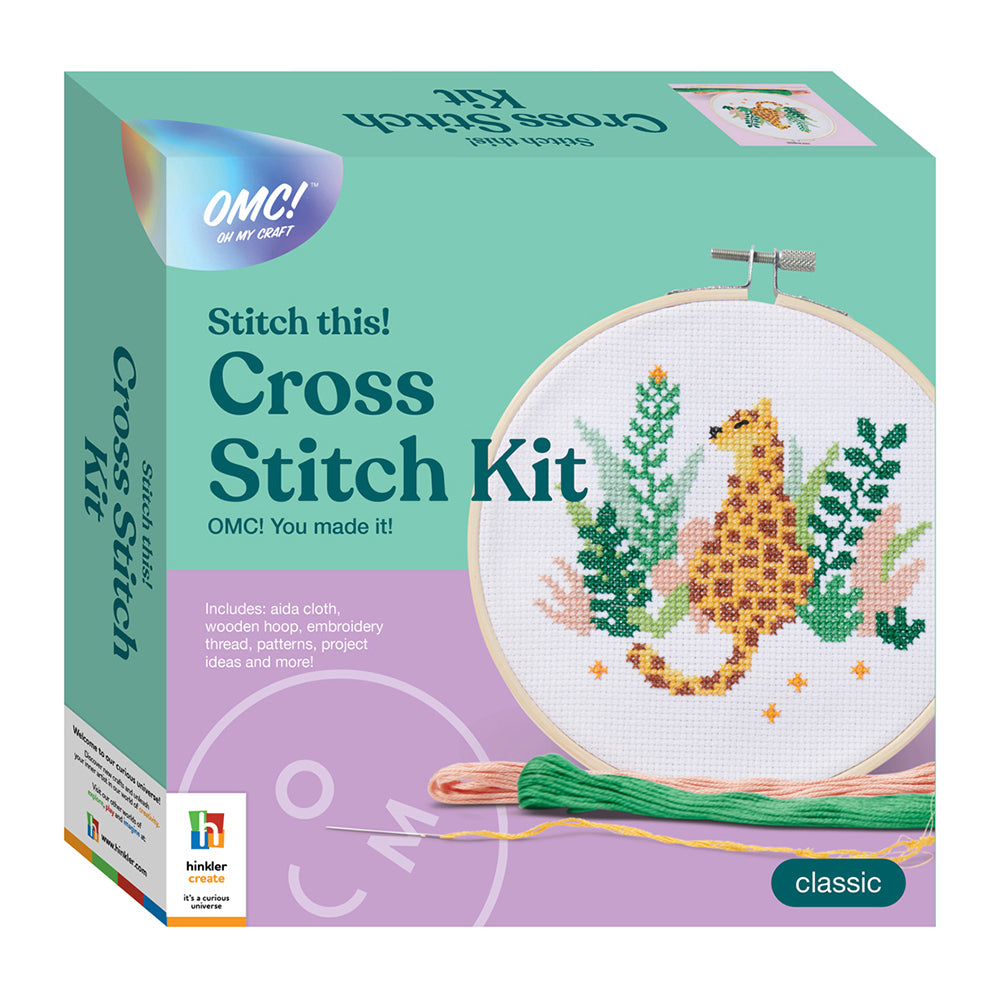 Bookoli OMC Stitch This Cross Stitch Crafting Activity Kit