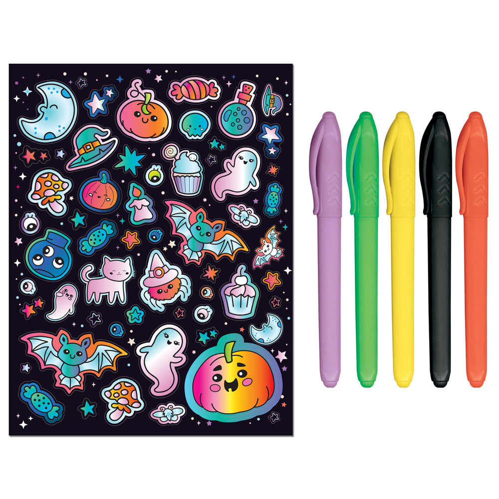 Kaleidoscope Spooky Colouring Kit Kids/Children Activity Pad 6-12y