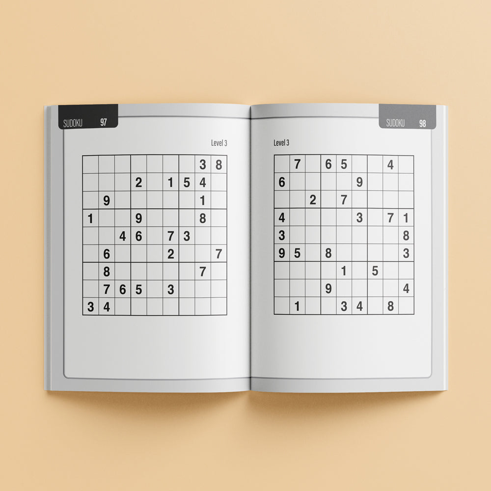 Hinkler Large Print Puzzles Series 3 Sudoku Game Book Adults