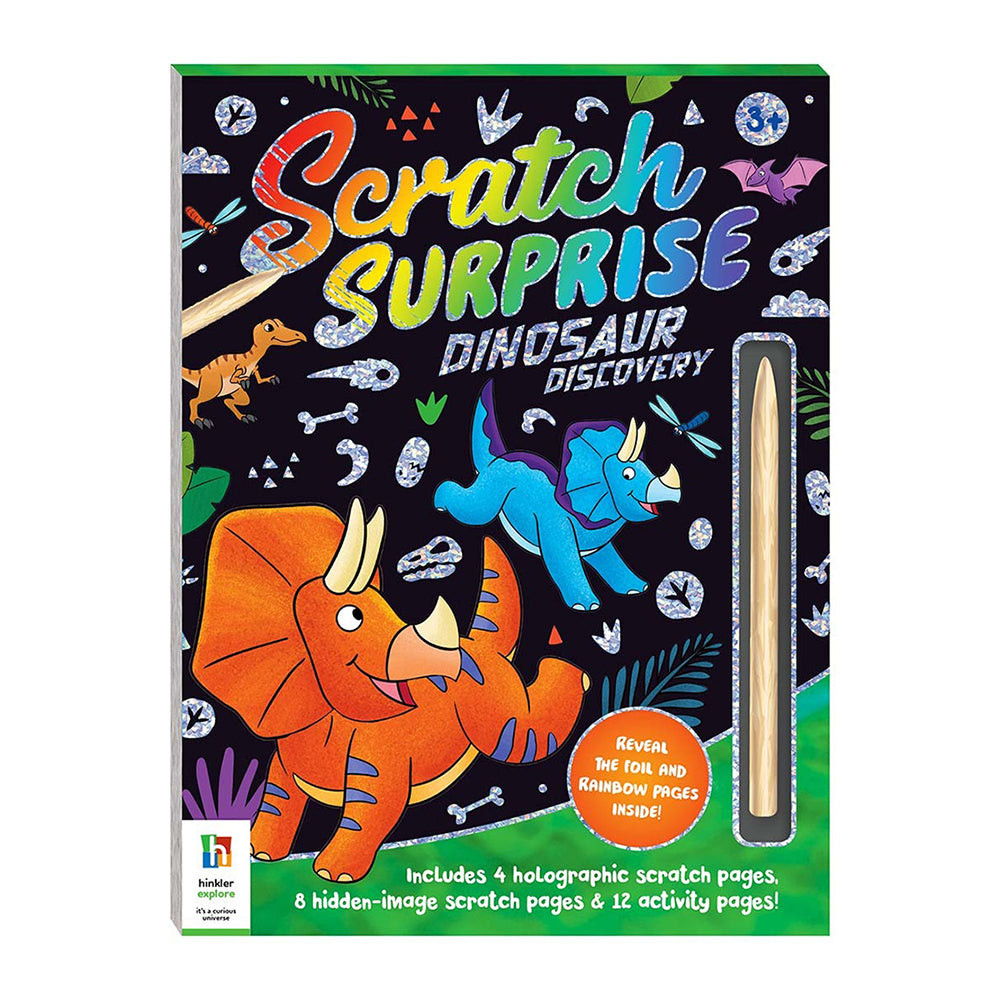 Kaleidoscope Scratch Surprise Dinosaur Discovery Activity Book 3y+