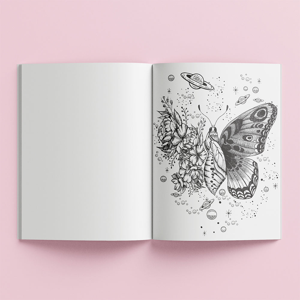 Kaleidoscope Poster Art Tattoo Art Kids/Childrens Art/Craft Book 8y+