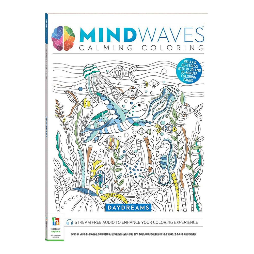 Art Maker Mindwaves Calming Coloring Daydreams Adult Activity Book