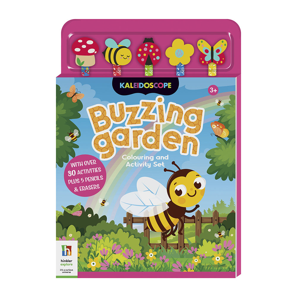Kaleidoscope Buzzing Garden Colouring & Activity Set Kids Book 3y+