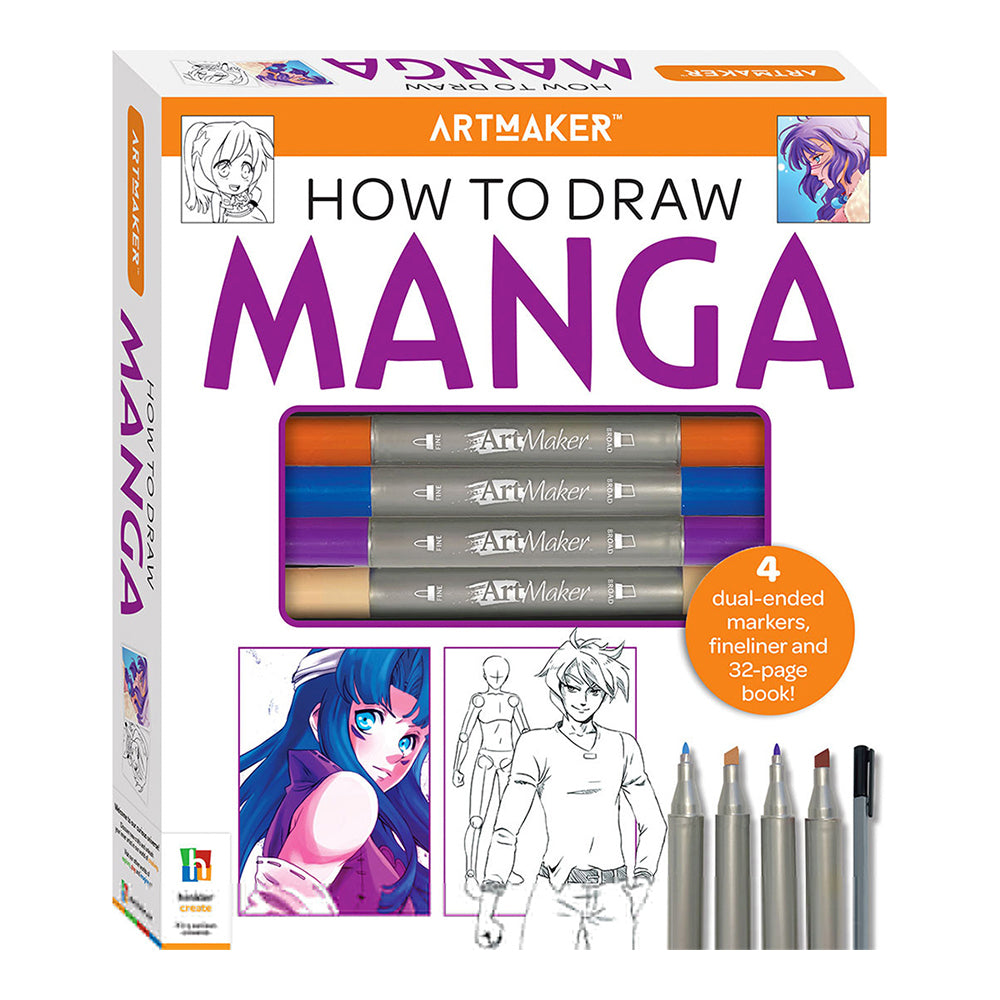 Art Maker Essentials: How to Draw Manga Art/Craft Kit