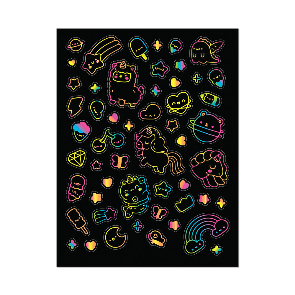 Kaleidoscope Sticker Colouring Neon Dreams Colouring Book 6y+