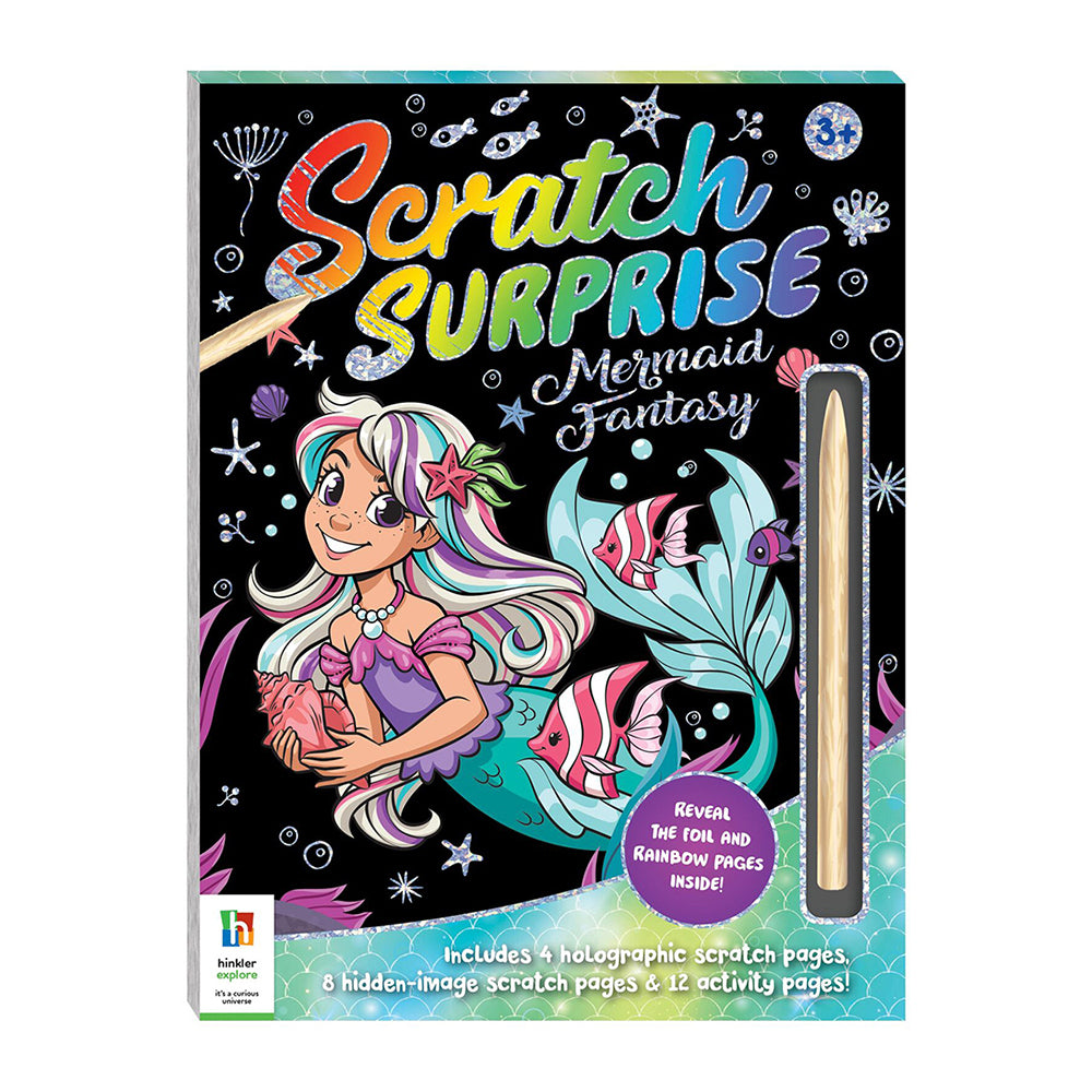 Kaleidoscope Scratch Surprise Mermaid Fantasy Activity Book 3y+