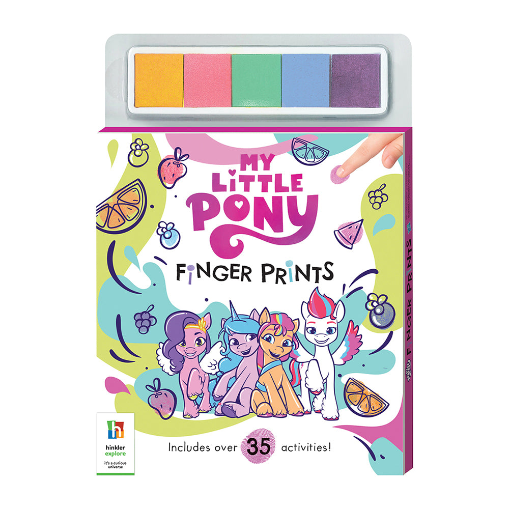 Kaleidoscope My Little Pony Finger Prints Kids Book 3y+