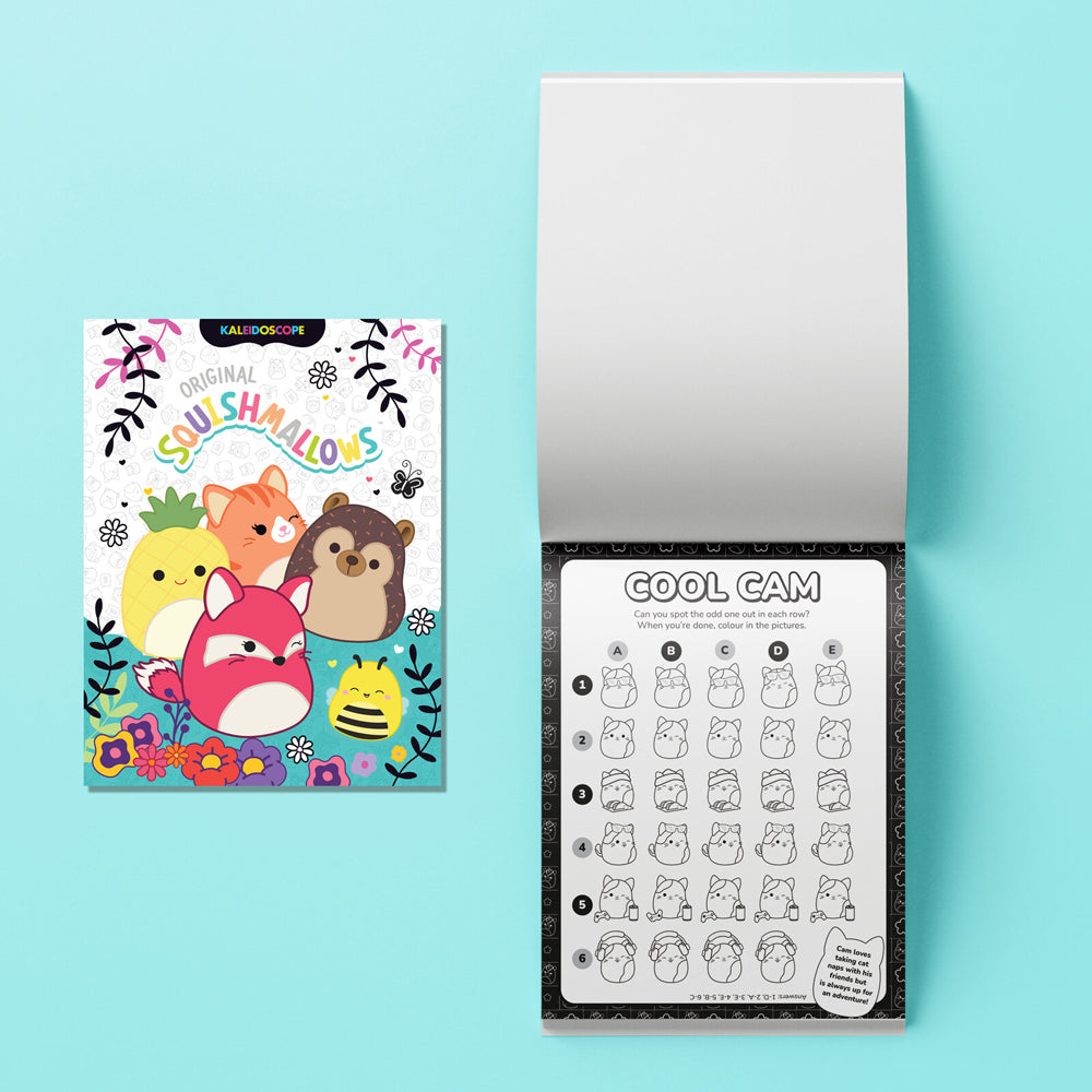 Kaleidoscope Kids Colouring Kit Squishmallows w/Markers/Stickers