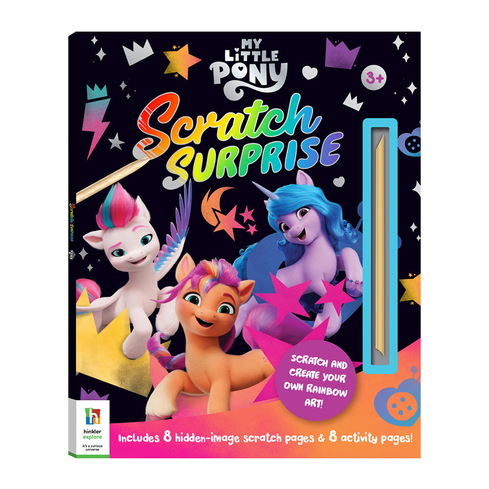 My Little Pony Scratch Surprise Reveal Activity Book Kids 3y+