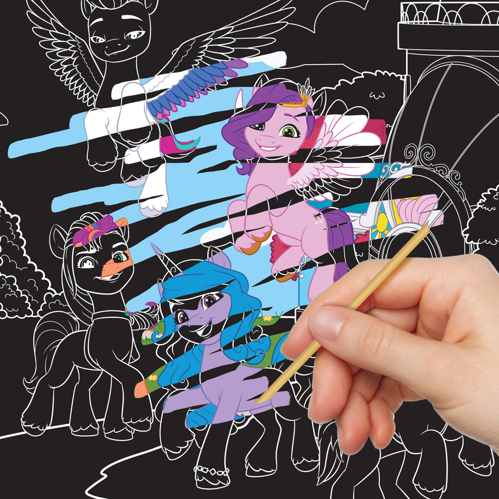 My Little Pony Scratch Surprise Reveal Activity Book Kids 3y+