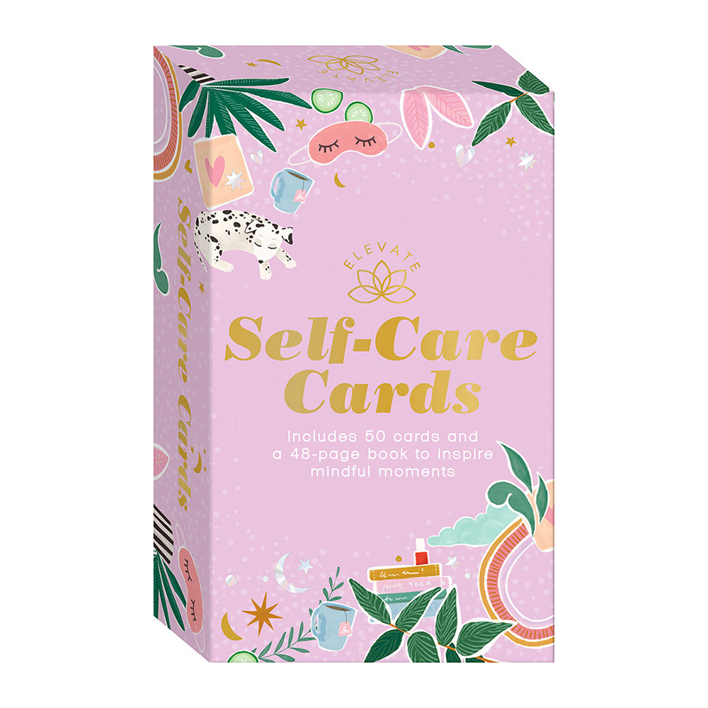 Elevate Self-Care Cards Wellness Cards And Book Kit