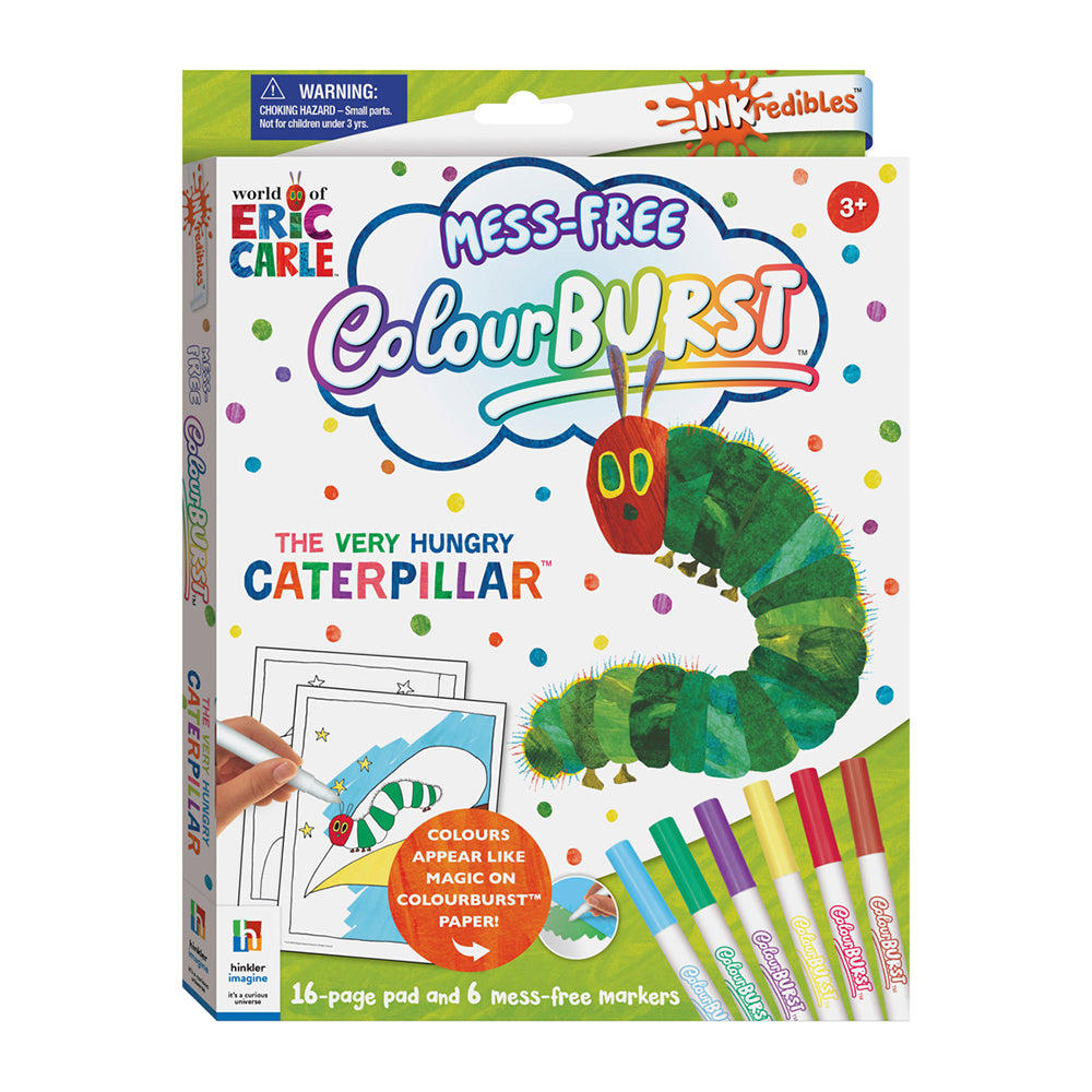 Inkredibles Colour Burst Caterpillar Book/Marker Set Kids 3y+