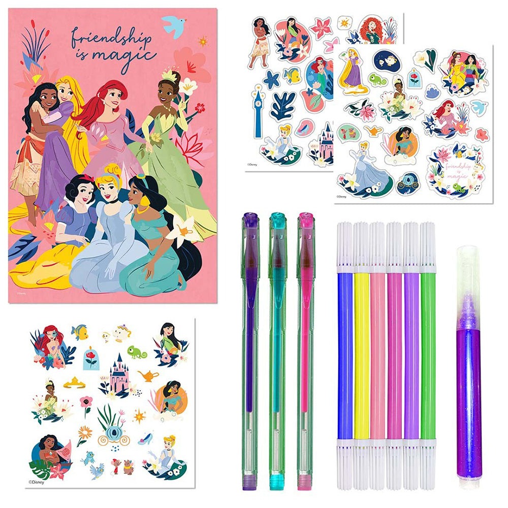 Kaleidoscope Super Disney Princess Colouring & Activity Kit 6y+