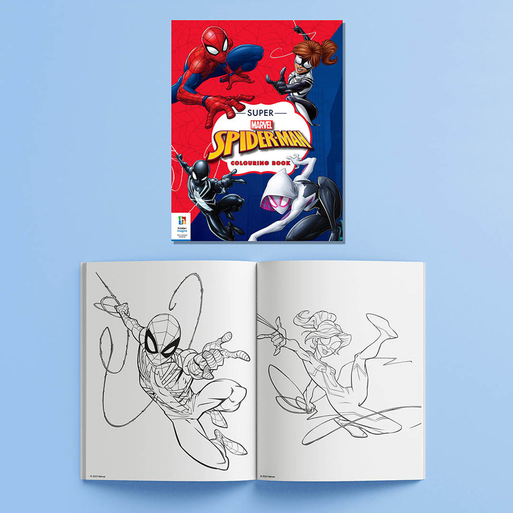 Bookoli Kids Super Spider-Man 64-Page Colouring & Activity Kit