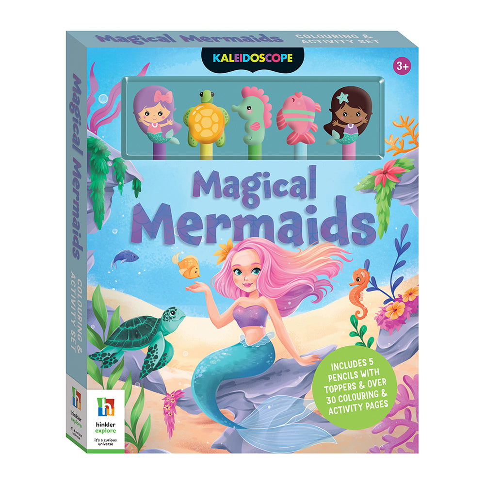 Kaleidoscope Magical Mermaids Colouring & Activity Set Kids Book 8y+