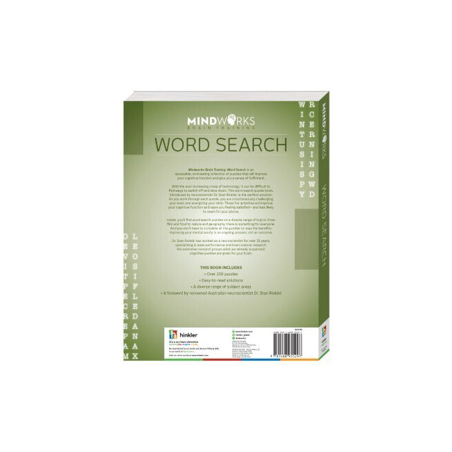 Hinkler Mindworks Brain Training Word Search Teaser Book