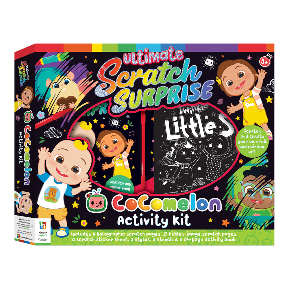 Kaleidoscope Ultimate Scratch Surprise Cocomelon Activity Kit Kids 4-12y