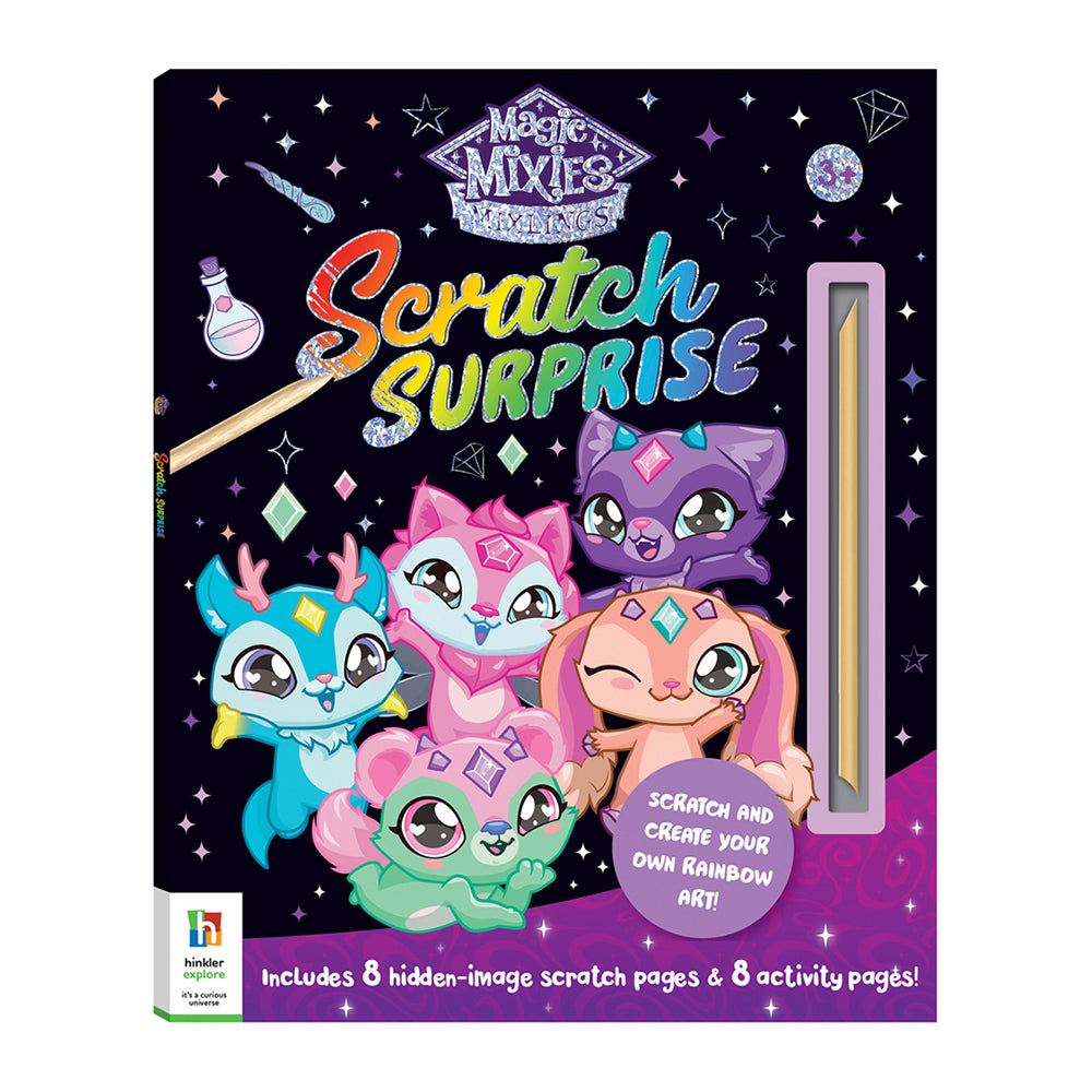 Hinkler Magic Mixies Mixlings Scratch Surprise Activity Book Kids 3+