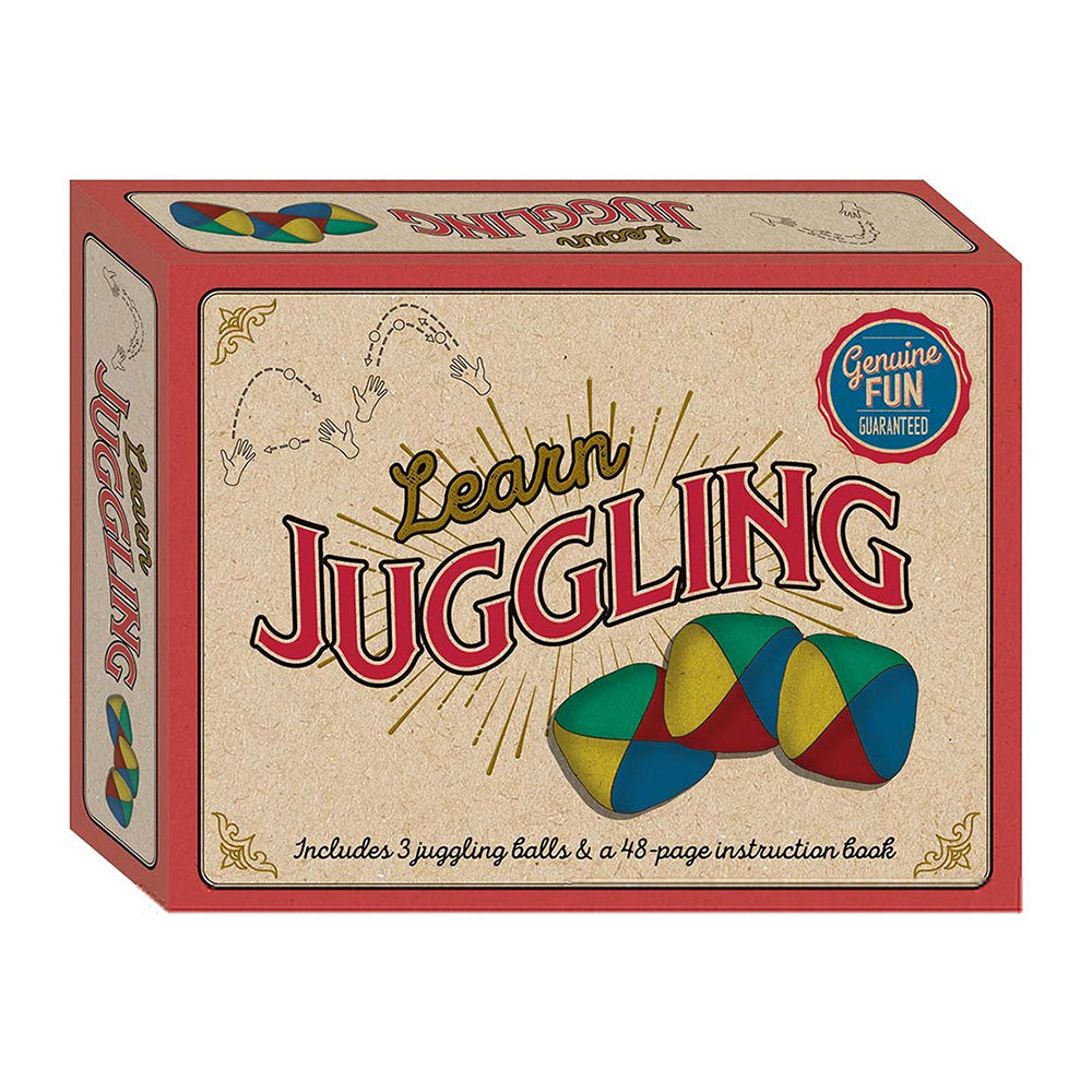 Hinkler Play Retro Box Learn Juggling Educational Activity Set