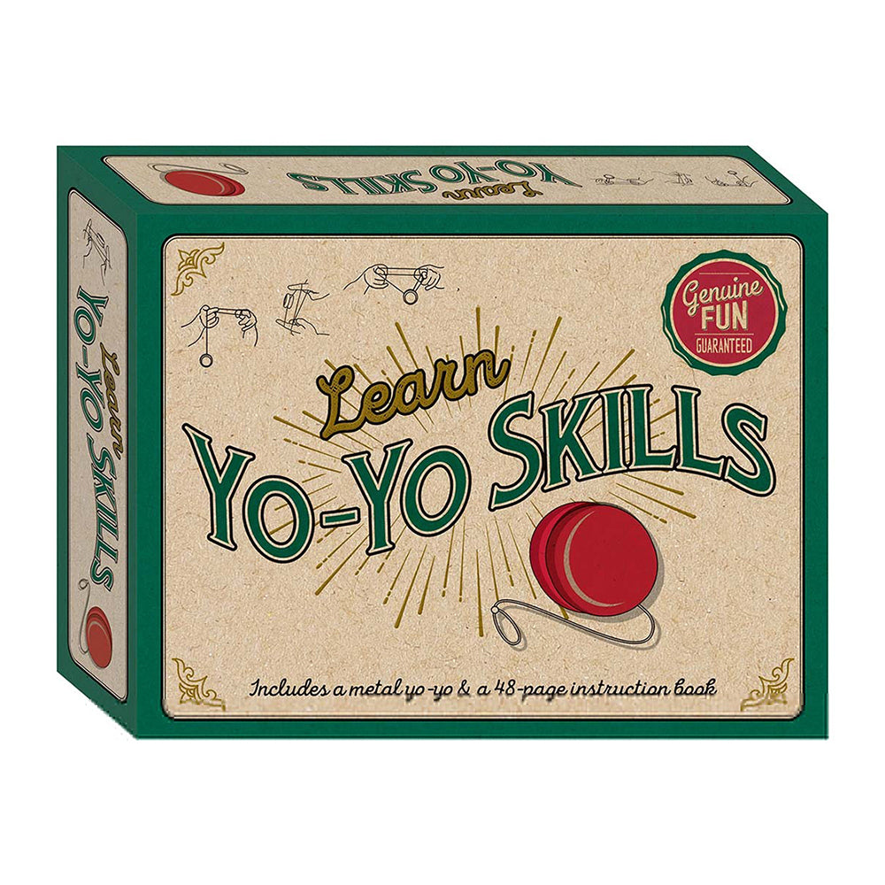 Hinkler Play Retro Box Learn Yoyo Skills Toy Activity Kit