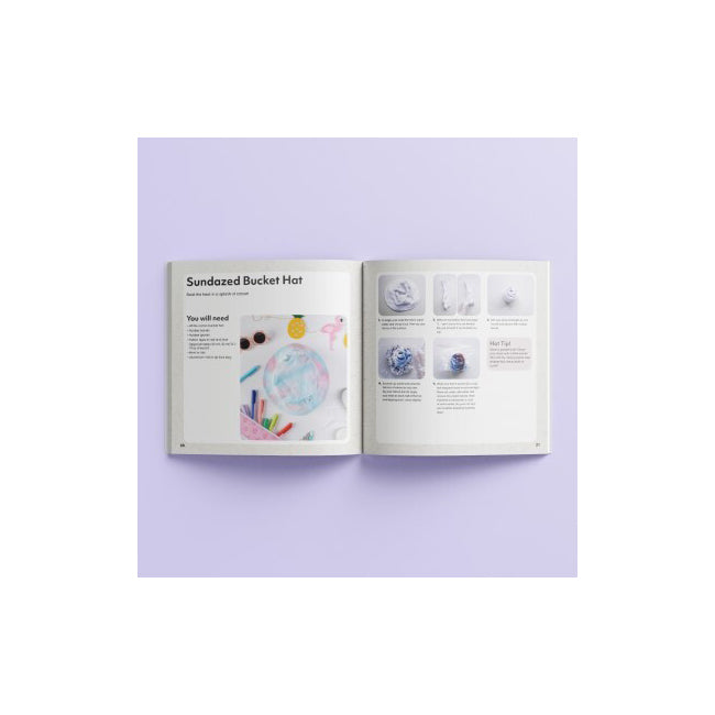 Craft Maker Tie Dye Kit Activity Set w/ 24-Page Book