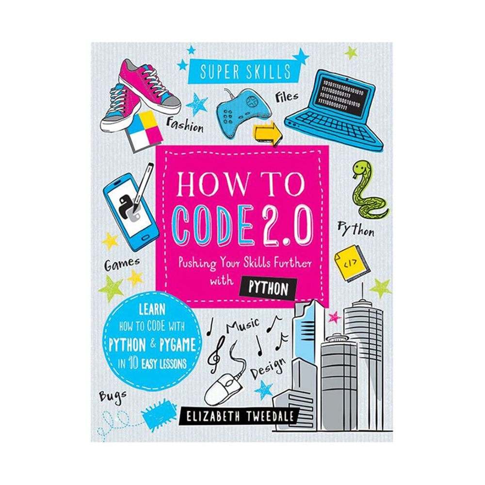 Hinkler Super Skills How to Code 2.0 w/ Python Educational Book