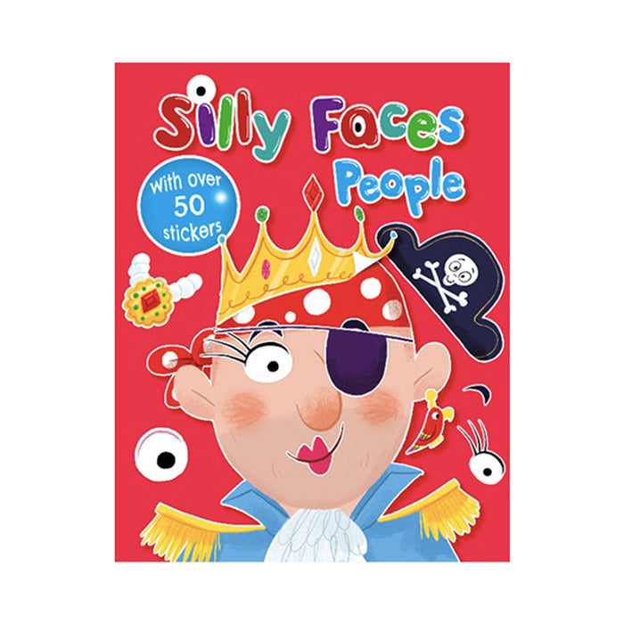 Bookoli Silly Faces People Kids Sticker Activity Book