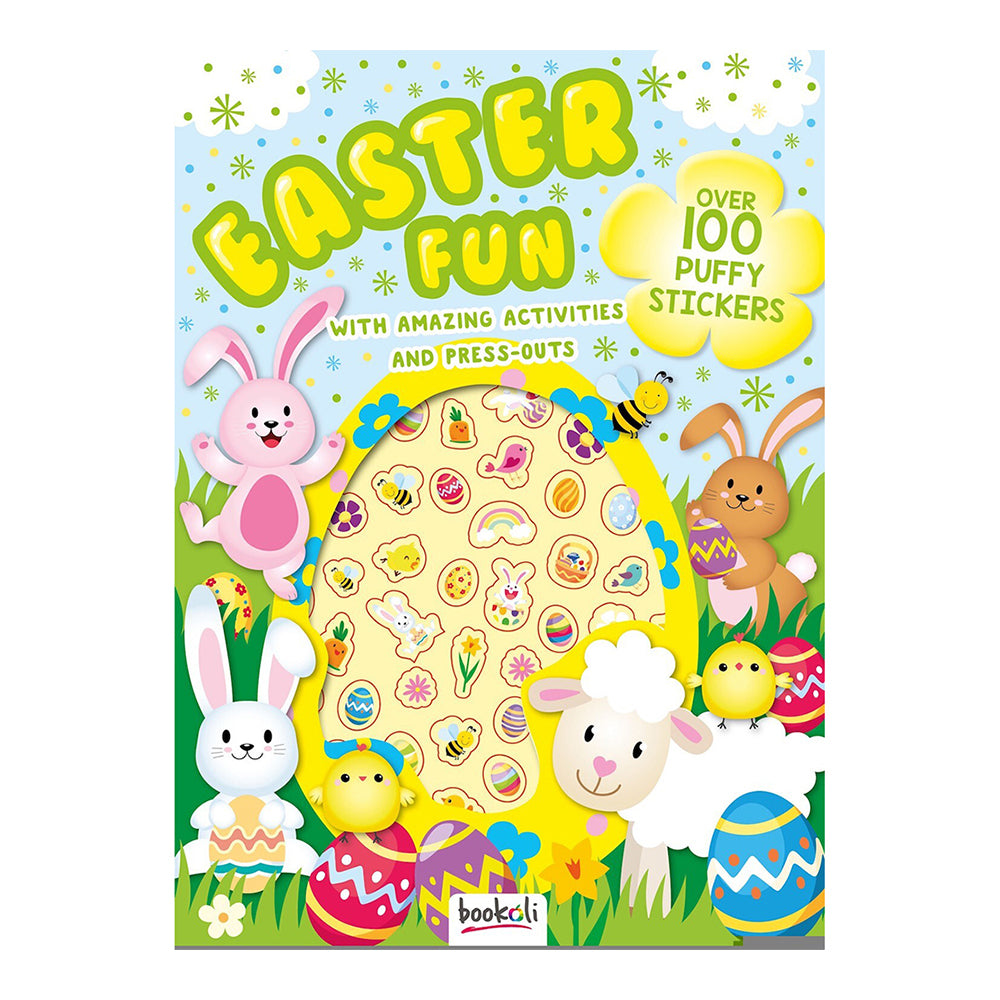 Bookoli Puffy Sticker Windows: Easter Kids Activity Book