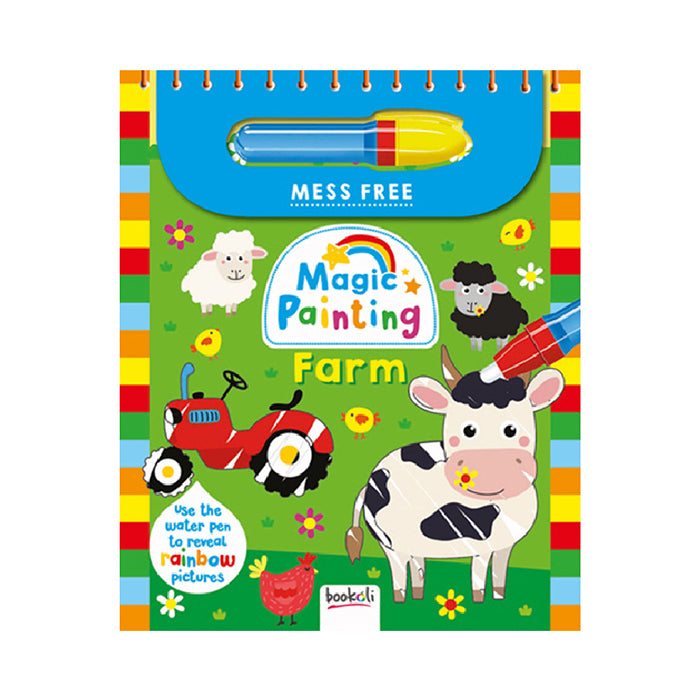Bookoli Magic Painting Farm Paint Art And Craft Book
