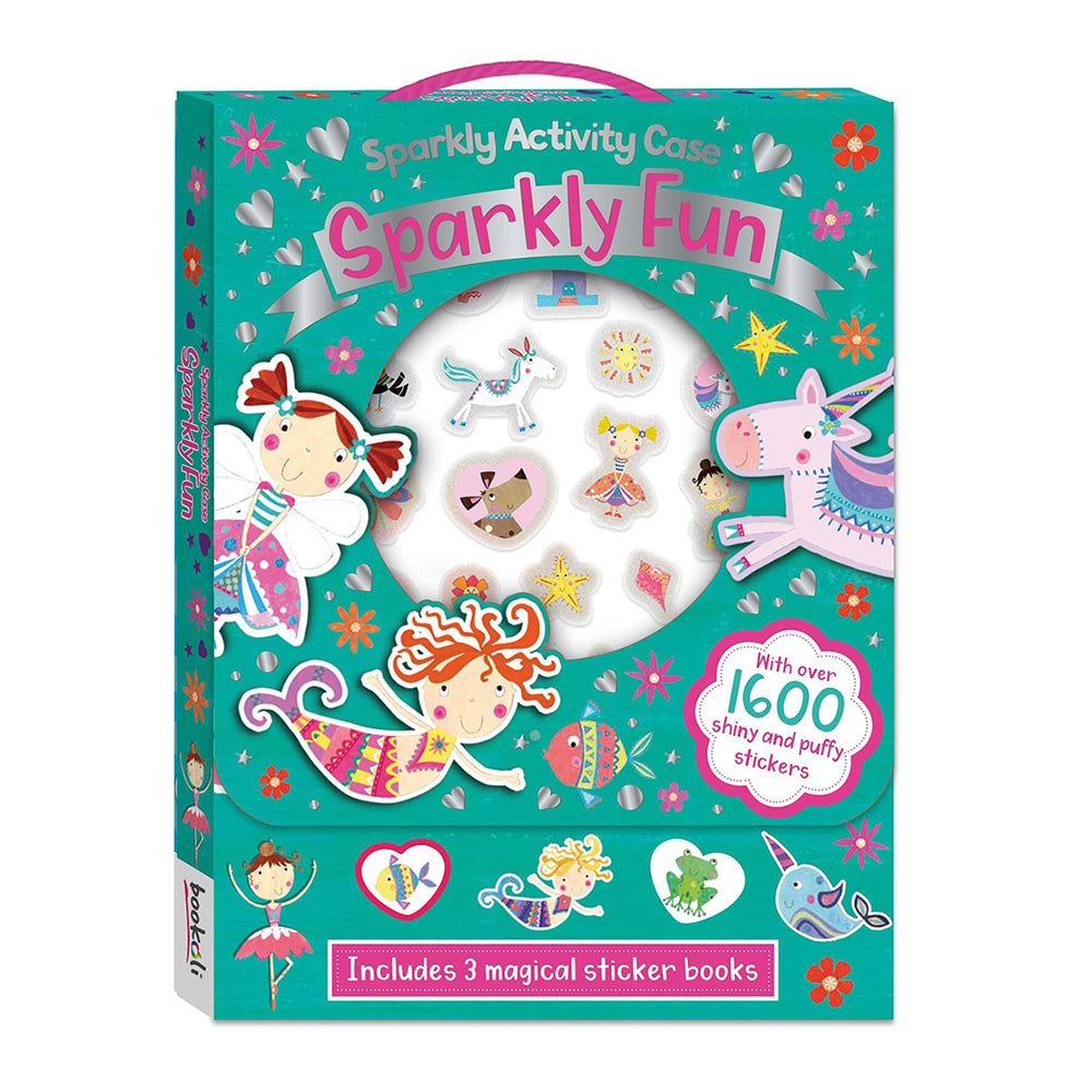 Bookoli Sparkly Activity Case: Sparkly Fun Sticker Craft Book