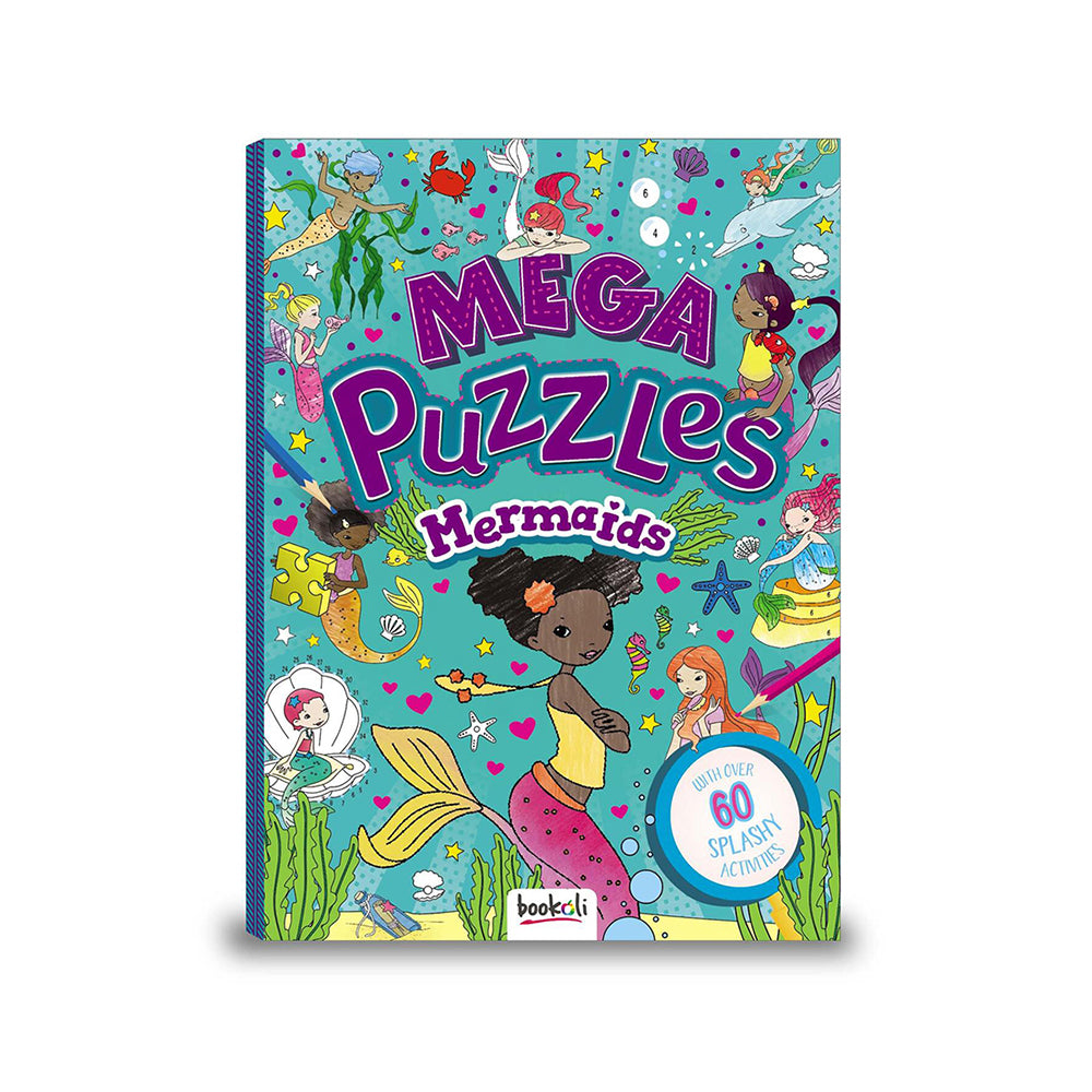 Bookoli Mega Puzzles: Mermaids Childrens Puzzle Book 3y+