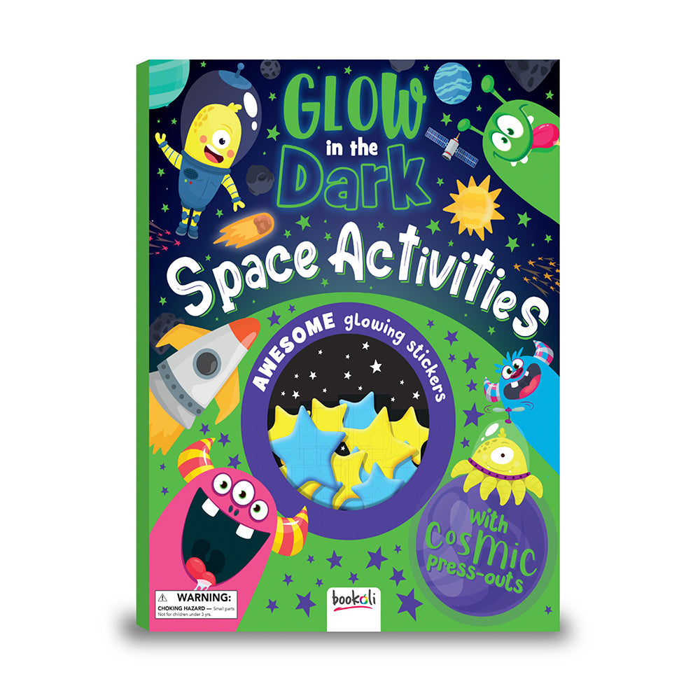 Bookoli Glow in the Dark Fun: Space Childrens Book 3y+